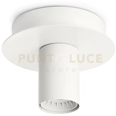 Plafoniera in metallo colore bianco up and down 1 luce attacco e27