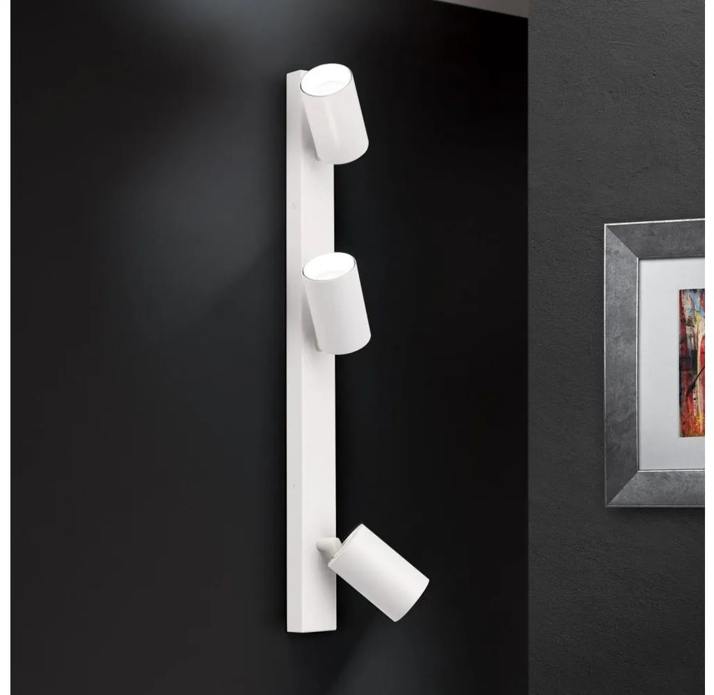 Orion - Lampada da parete direzionabile SEAN 3xGU10/13W/230V bianca