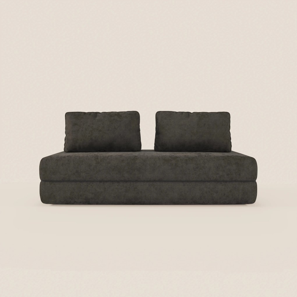 Rift divano letto matrimoniale 2 posti e 3 posti con schienali mobili - materasso alto 22 cm e memory foam in T31