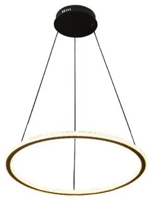 Lampadario LED dimmerabile a sospensione con cavo, 90 W/230 V, 3000–6500 K, Ø 60 cm, con telecomando