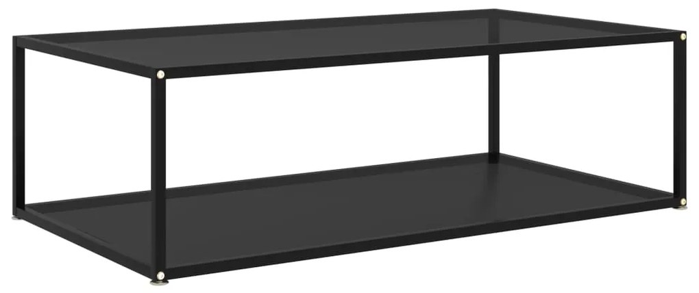 322903 Vidaxl Coffee Table Black 120x60x35 Cm Tempered Glass /