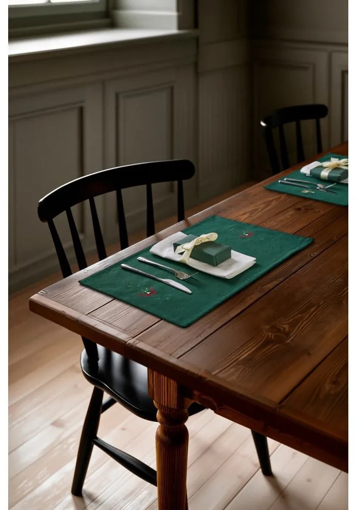 Tovaglietta in misto cotone a tema natalizio 30x43 cm Christmas Fable – JUNA