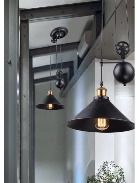 Globo 15053 - Lampadario LENIUS 1xE27/60W/230V