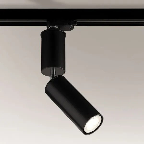 Shilo 6612 - Faretto nel sistema a binario SHIMA 1xGU10/15W/230V nero