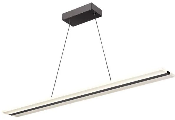 Lampadario a sospensione con filo LED dimmerabile LED/40W/230V 3000-6500K cromo + telecomando