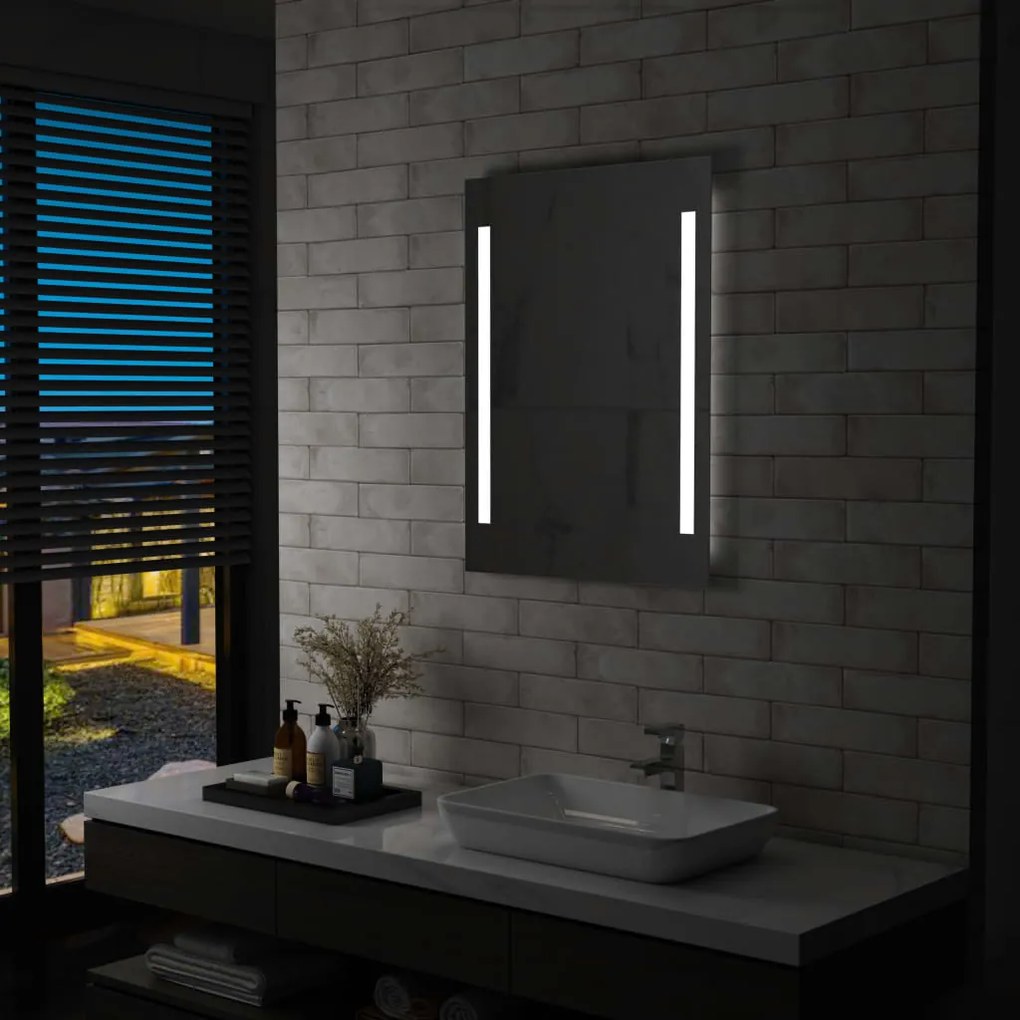 Specchio Da Parete A Led Per Bagno 60x80 Cm /