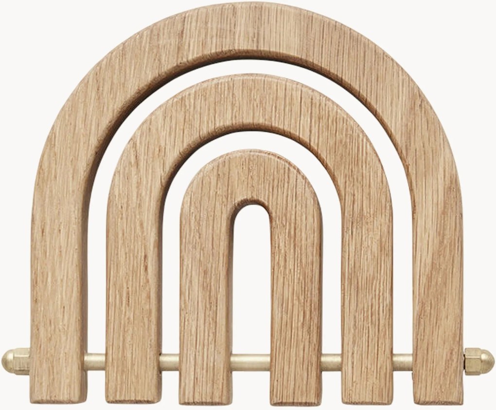 Oggetto decorativo in legno di quercia Rainbow