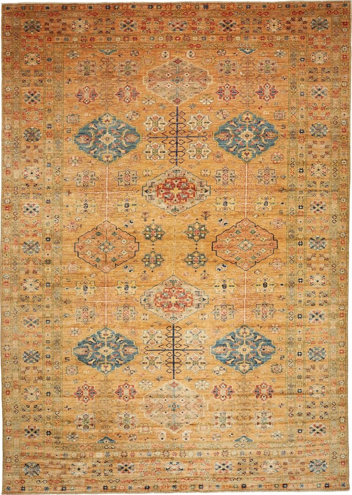 Kazak Tappeto orientale 360 x 250 Giallo (Pakistan) Annodato A Mano