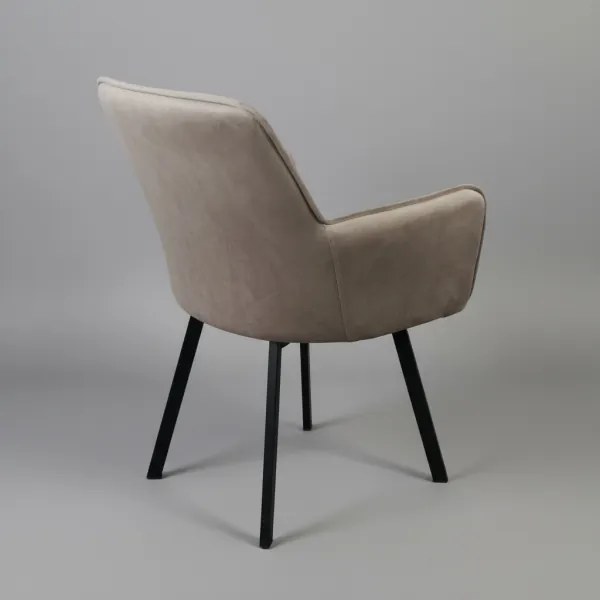 Sedia da pranzo AMELIA taupe