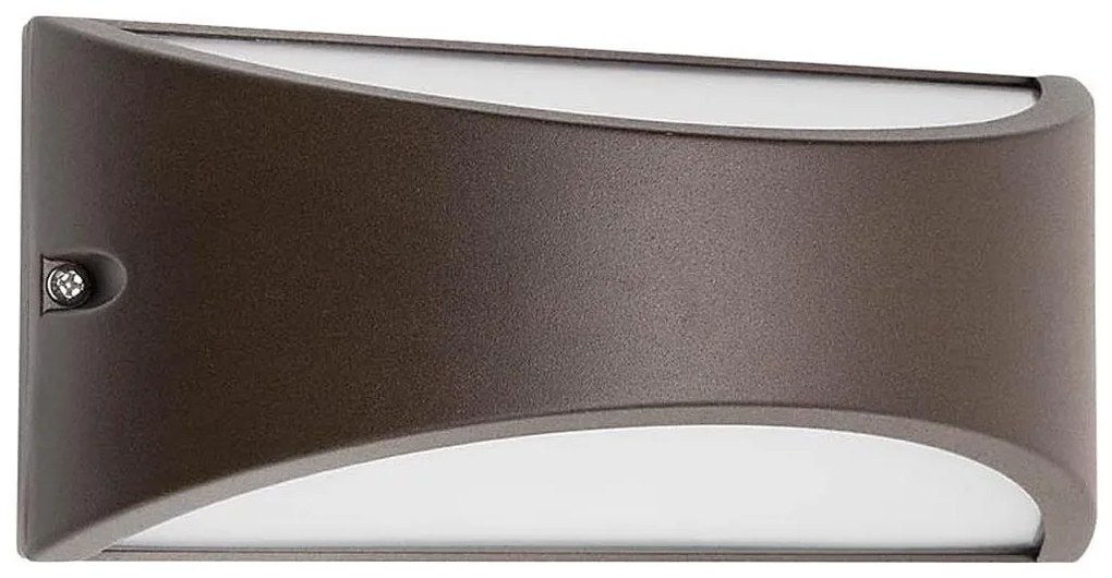 Redo 90192 - Applique a LED da esterno SCUDO LED/10W/230V 3000K IP54 marrone