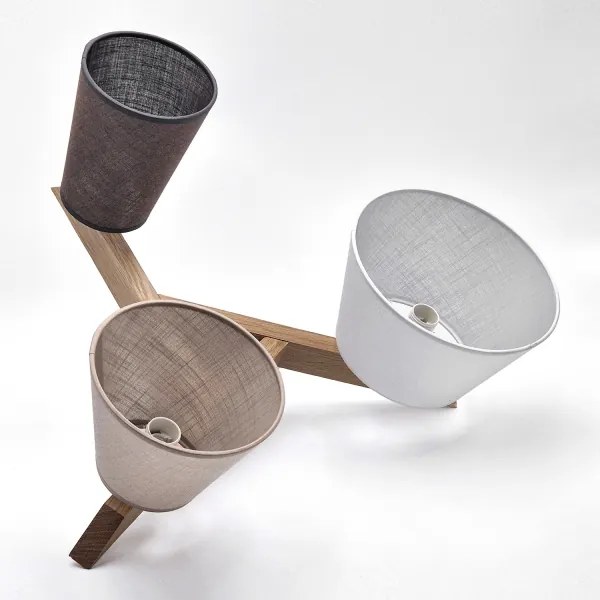 Brilagi - LED Lampadario a plafone ANTHONY 3xE14/40W/230V quercia