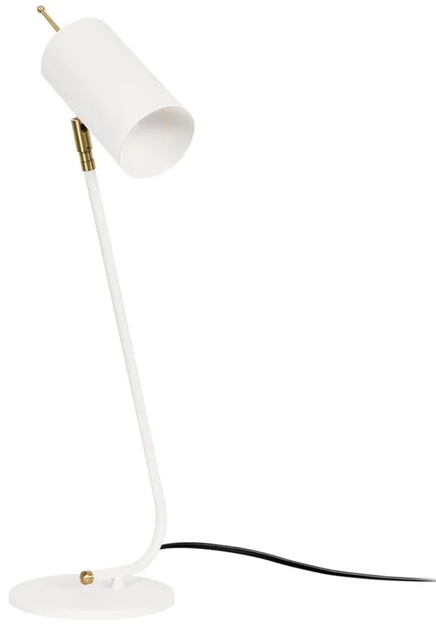 Lampada da tavolo bianca con paralume in metallo (altezza 55 cm) Sivani - Opviq lights