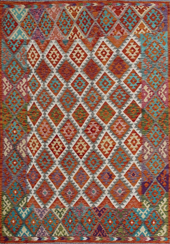 Kilim Tappeto 300 x 210 (Pakistan) Tessuto A Mano