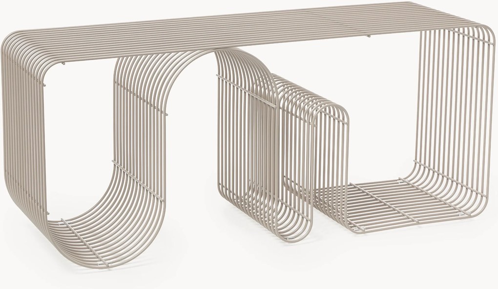 Panca in metallo Curva