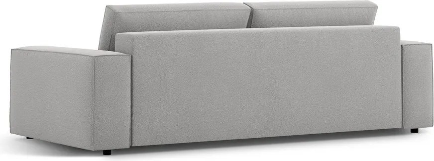 Divano letto grigio chiaro 247 cm Jodie - Micadoni Home