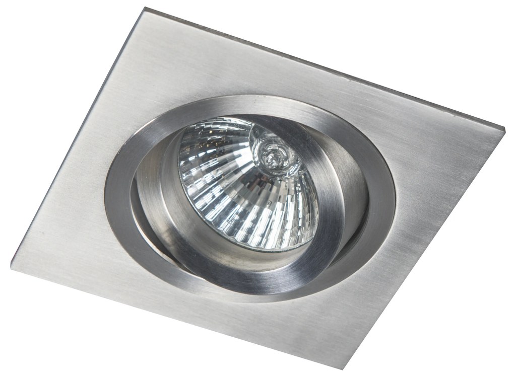 Set di 6 faretti da incasso in acciaio orientabili - Lock 1