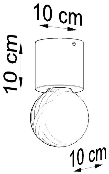 Sollux SL.0672 - Plafoniera SALGADO 1xE27/60W/230V legno