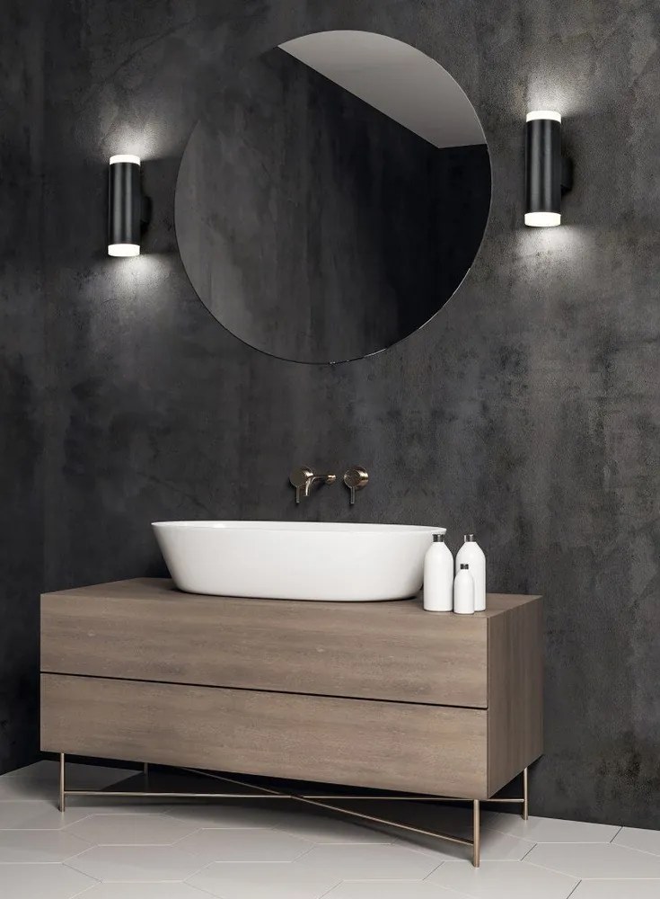 Applique LED nero opaco Ray - Trio