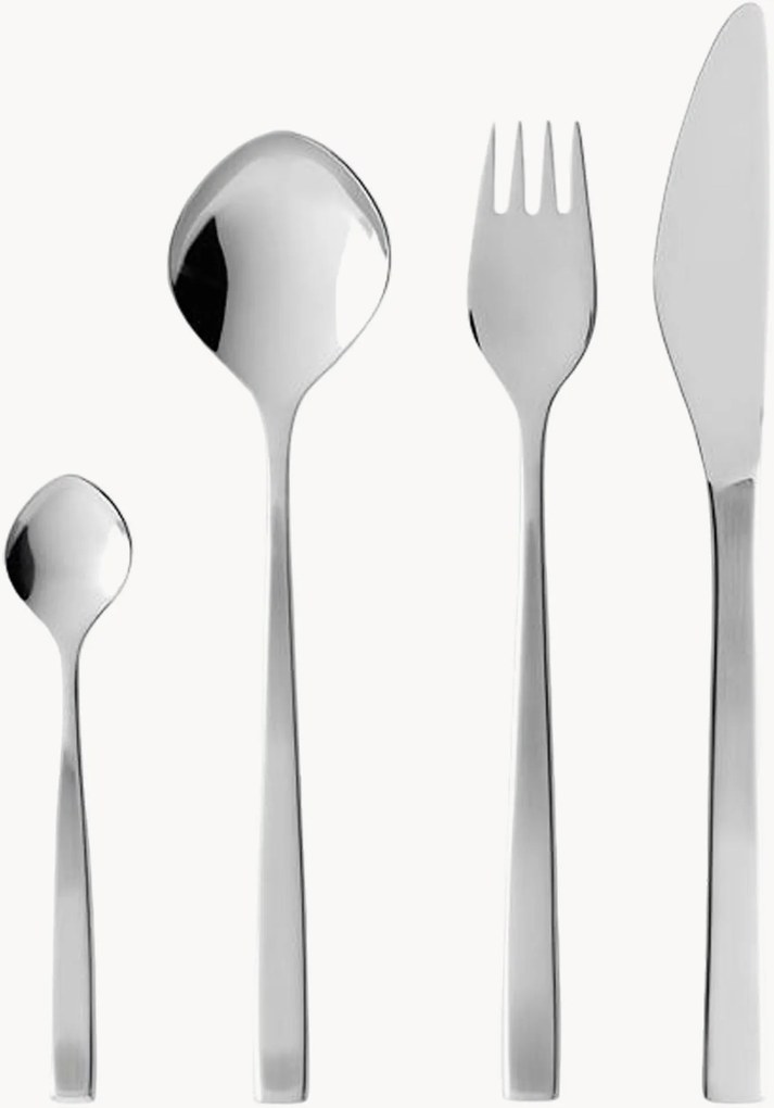 Set di 16 posate in acciaio inossidabile Fuga, 4 persone