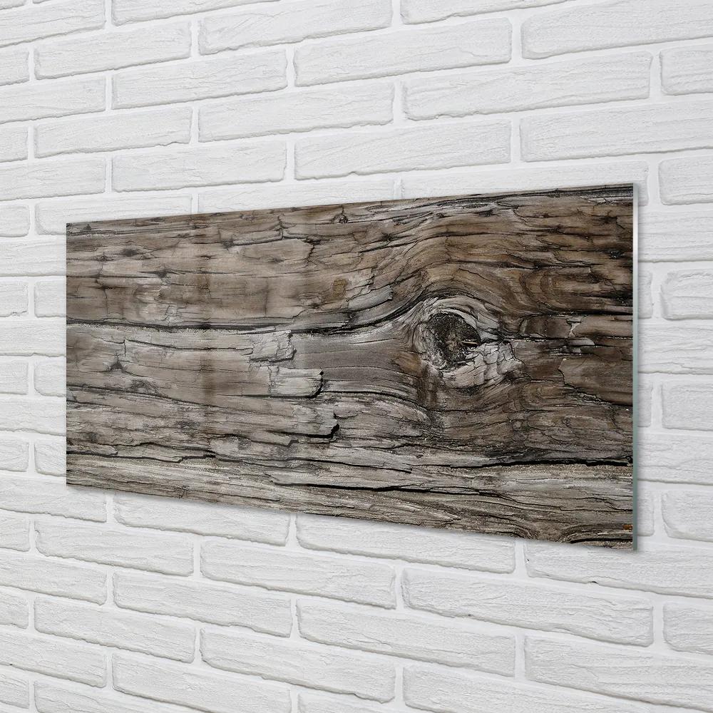 Pannello da cucina Grani di legno con nodi 100x50 cm