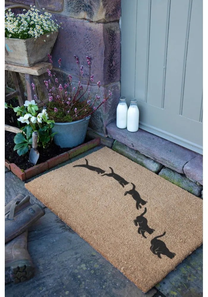 Zerbino in fibre di cocco 40x60 cm Jumping Cats – Artsy Doormats