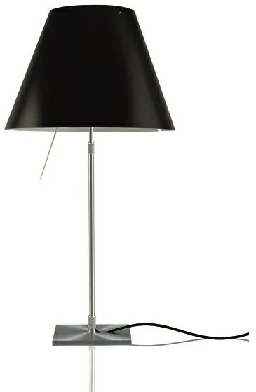 Luceplan - Costanza Lampada da Tavolo Alu/Liquorice Black Luceplan