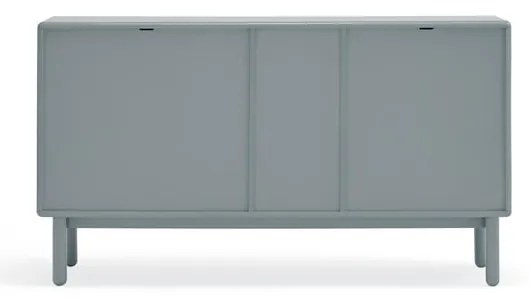 Cassettiera bassa blu-grigio 140x76 cm Corvo - Teulat