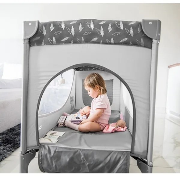 BabyOno - Culla da viaggio BASIC grigio