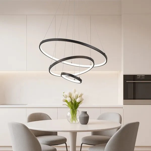 Rabalux 72346 - Lampadario a sospensione dimmerabile a cavo BELIZA LED/90W/230V 3000-6500K+telecomando