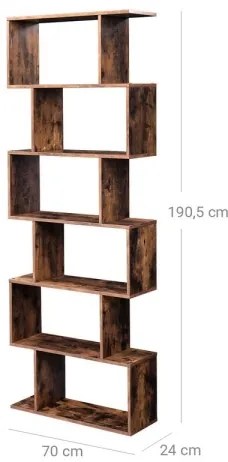 Libreria LIVARO marrone