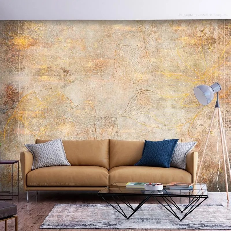 Fotomurale adesivo  Golden Etude  Larghezza x Altezza Home decor 147x105