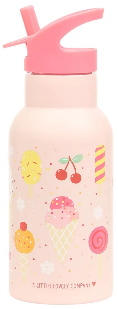 A Little Lovely Company - borraccia in acciaio inox, 350 ml - gelato