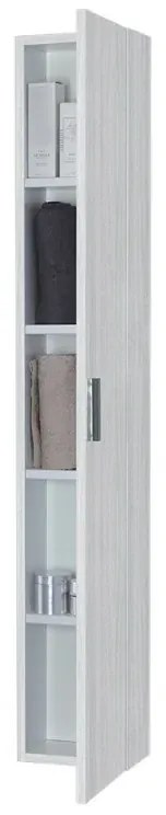 Pensile bagno sospeso 150 cm grigio con anta reversibile Desya