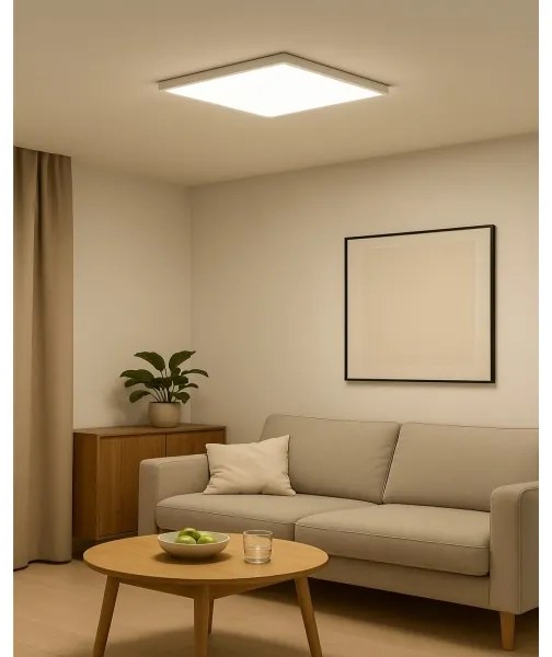 Plafoniera LED/40W/230V 3000/4000/6500K 50x50 cm bianco