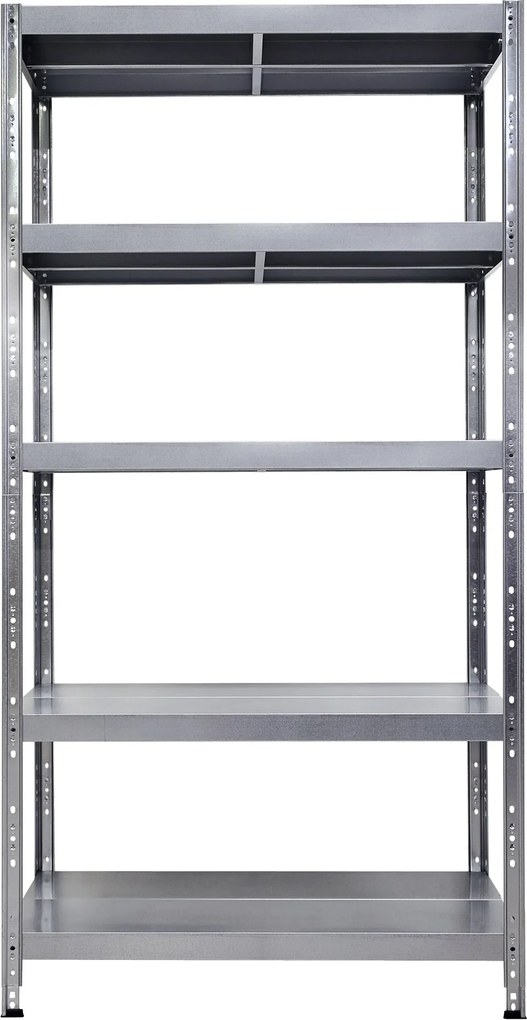 Scaffale in Metallo 5 Ripiani 100x40x195 cm Maciste Zincato...