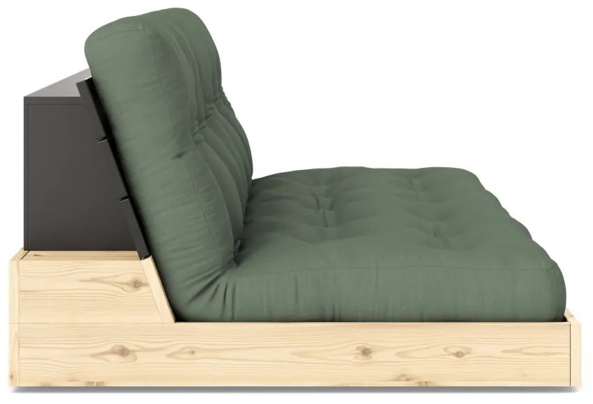 Divano letto verde 196 cm Base - Karup Design
