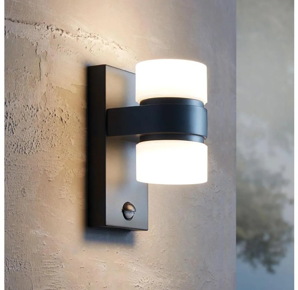 Eglo 96276 - Applique a LED da esterno con sensore ATOLLARI 2xLED/6W