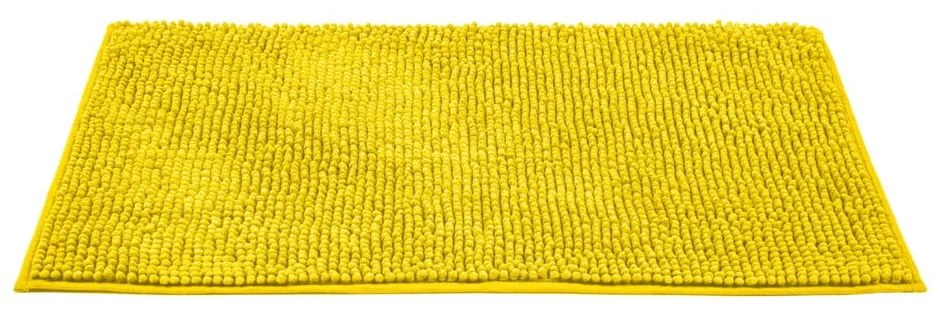 Tappetino da bagno giallo in tessuto 50x80 cm Chenille - Allstar