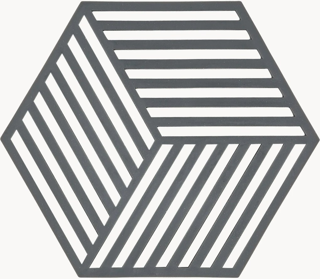 Set di 6 sottobicchieri in silicone Hexagon