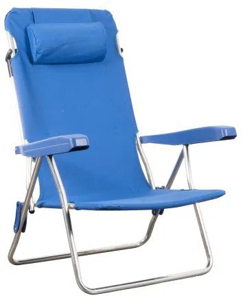 Sdraio sedia mare in alluminio reclinabile pieghevole MARINA