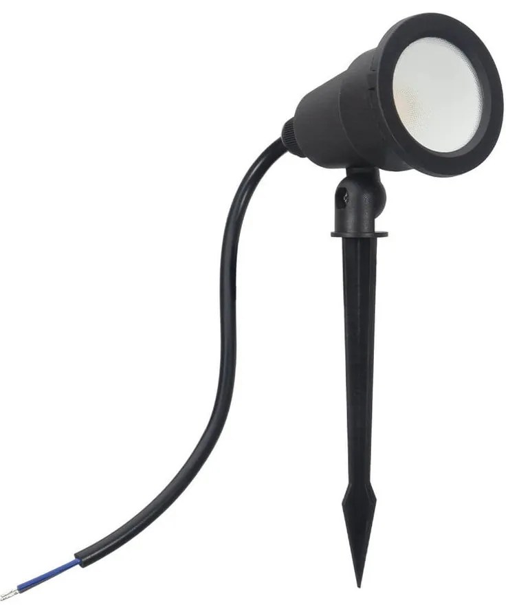 Faretto LED con Picchetto 5W Orientabile Colore Bianco Naturale 4.200K