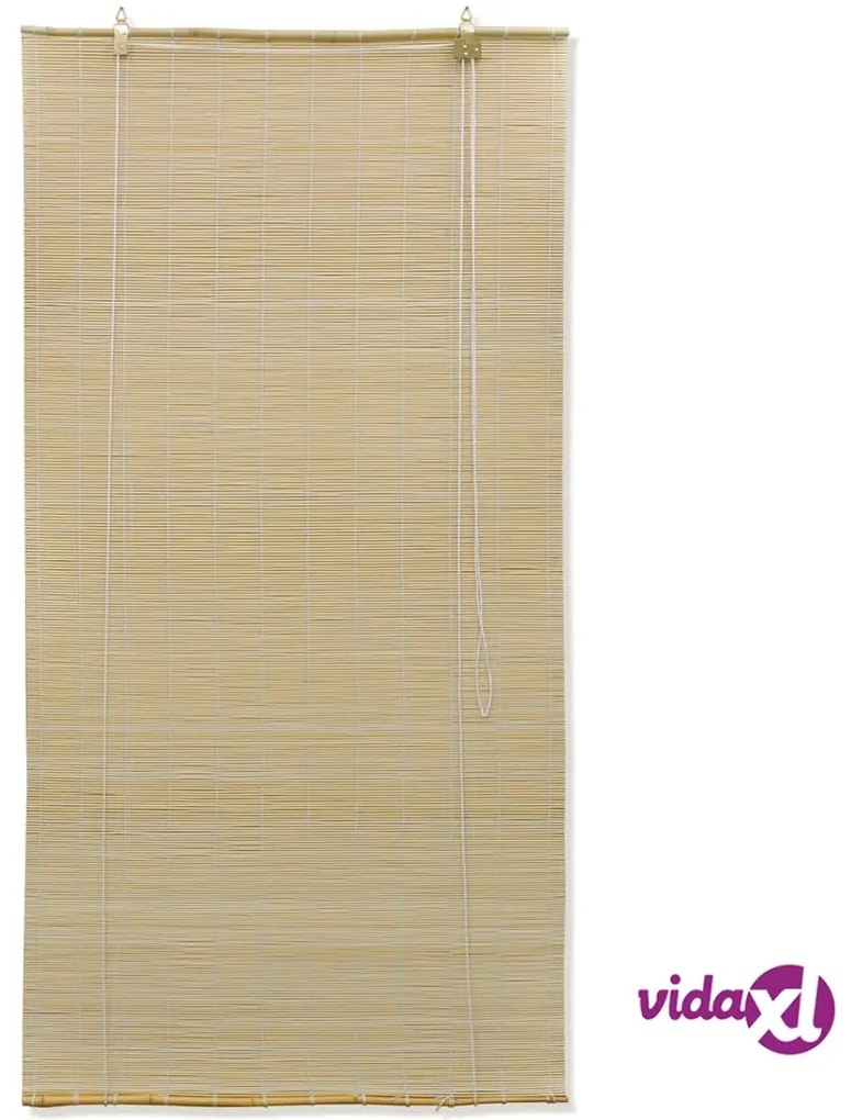 vidaXL Tende a Rullo in Bambù Naturale 120x220 cm