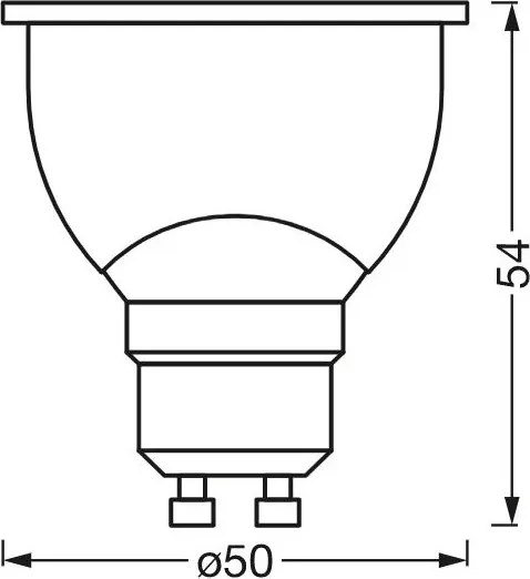 Lampadina LED antibatterica dimmerabile PAR16 GU10/4,9W/230V Wi-Fi - Ledvance