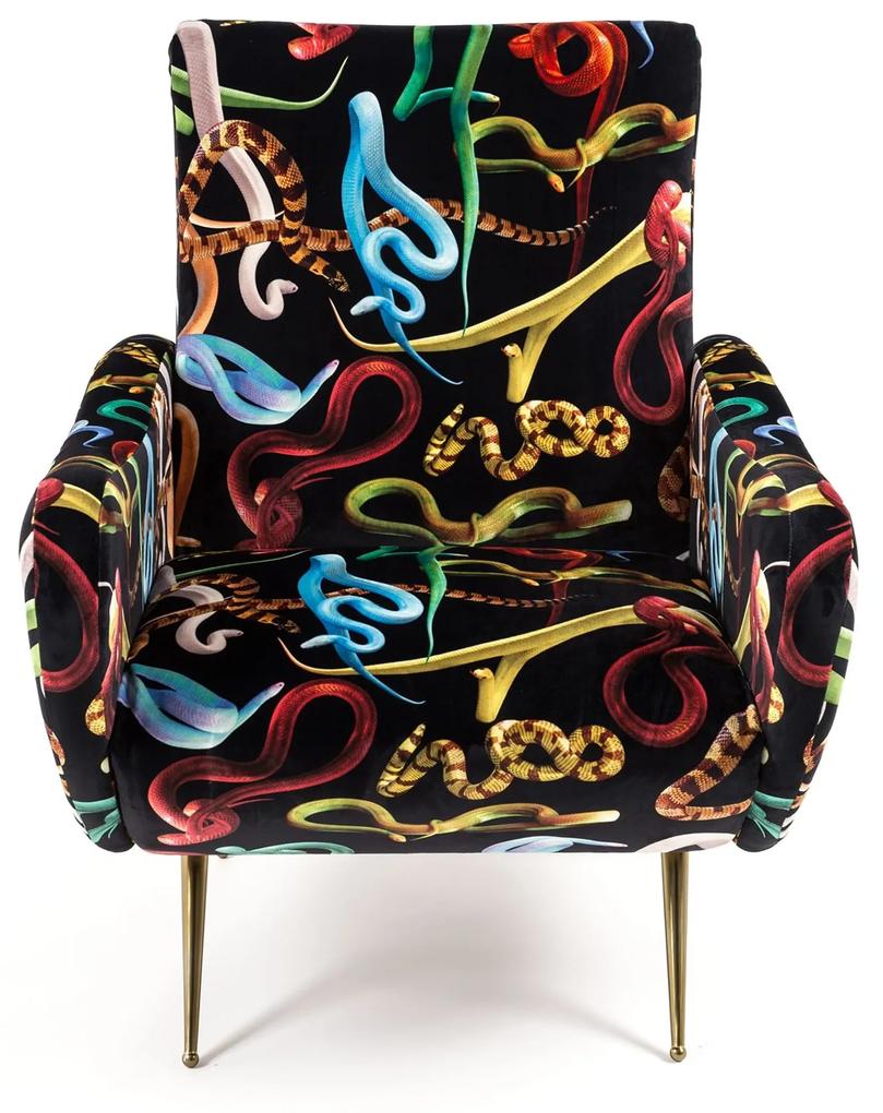 Seletti snakes armchair