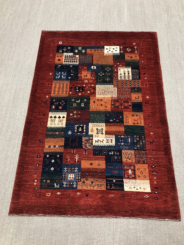 Loribaft Tappeto 120 x 170 (Iran) Annodato A Mano