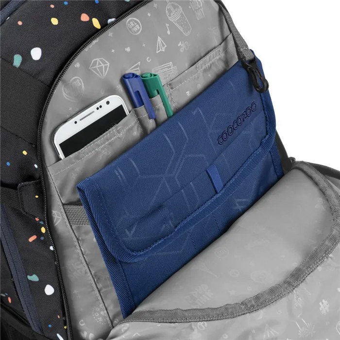 Zaino scuola coocazoo MATE, Sprinkled Candy, certificato AGR