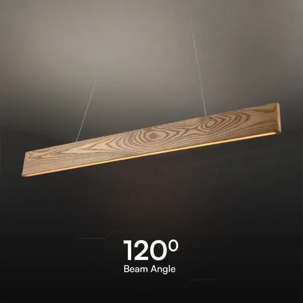 Lampadario LED a sospensione con filo LED/24W/230V 3000K marrone