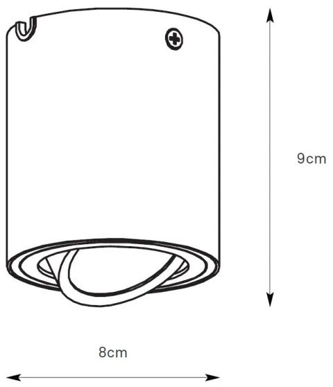 Markslöjd 109020 - Faretto dimmerabile a LED DIRETTO LED/5W/230V bianco