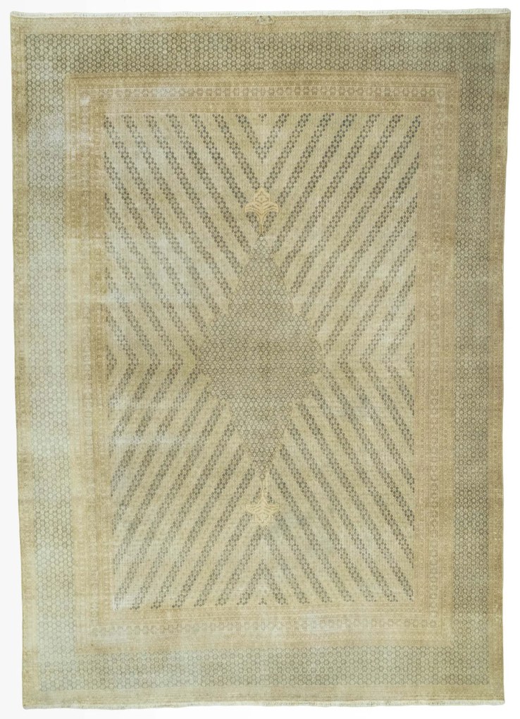 Kerman Tappeto persiano 330 x 230 Beige (Iran) Annodato A Mano