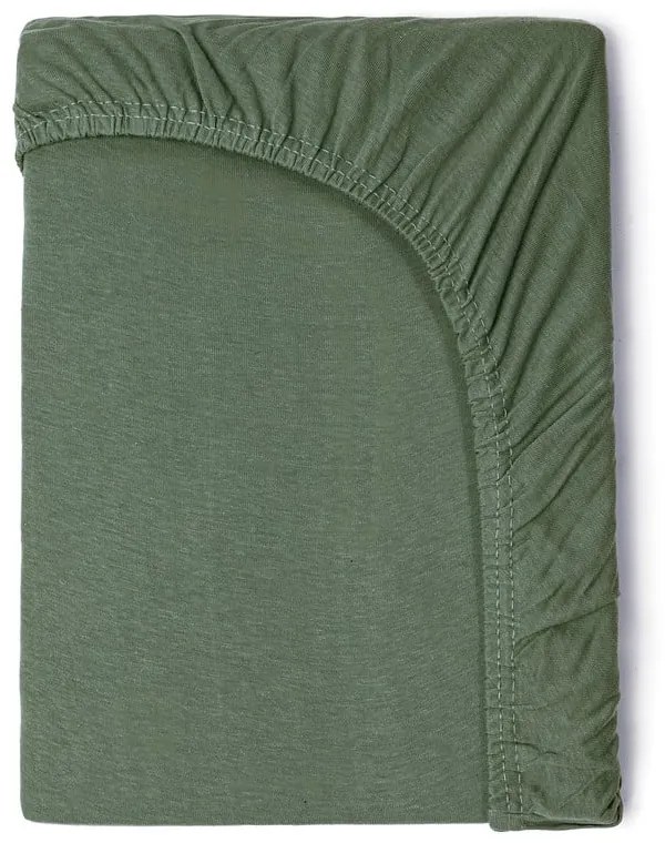 Lenzuolo elastico in cotone verde baby, 60 x 120 cm - Good Morning